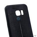 ỐP LƯNG DA ĐIỆN THOẠI SAMSUNG S7 EGDE AUTO DẺO ĐEN