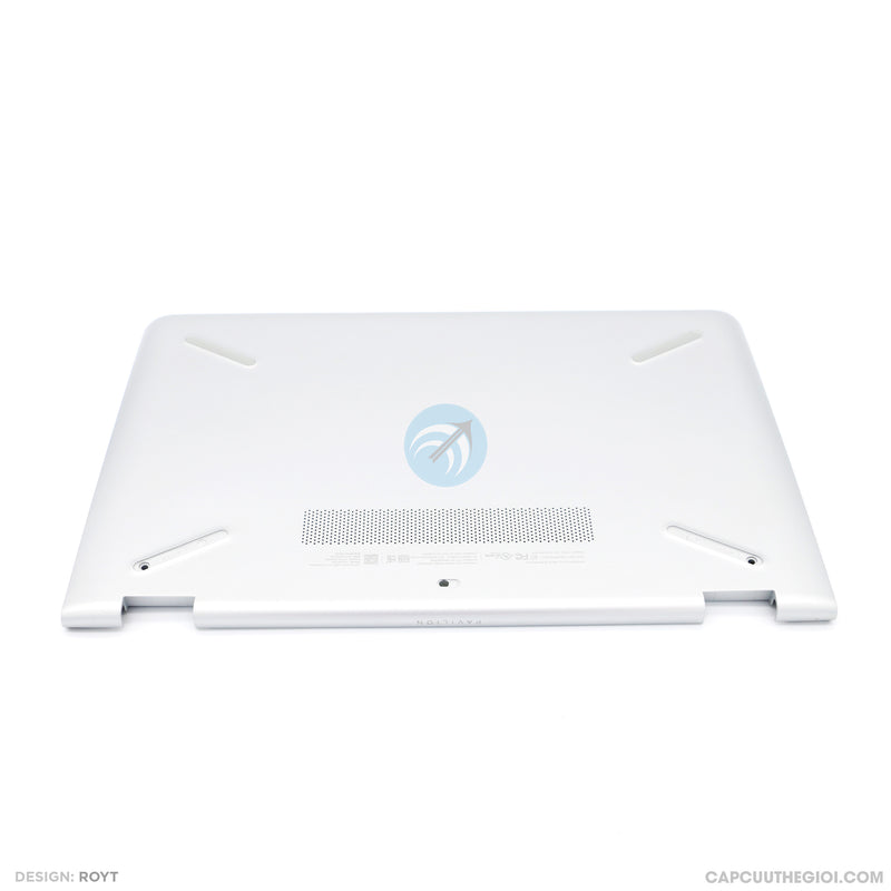 Vỏ laptop HP 14-BA mặt D màu bạc