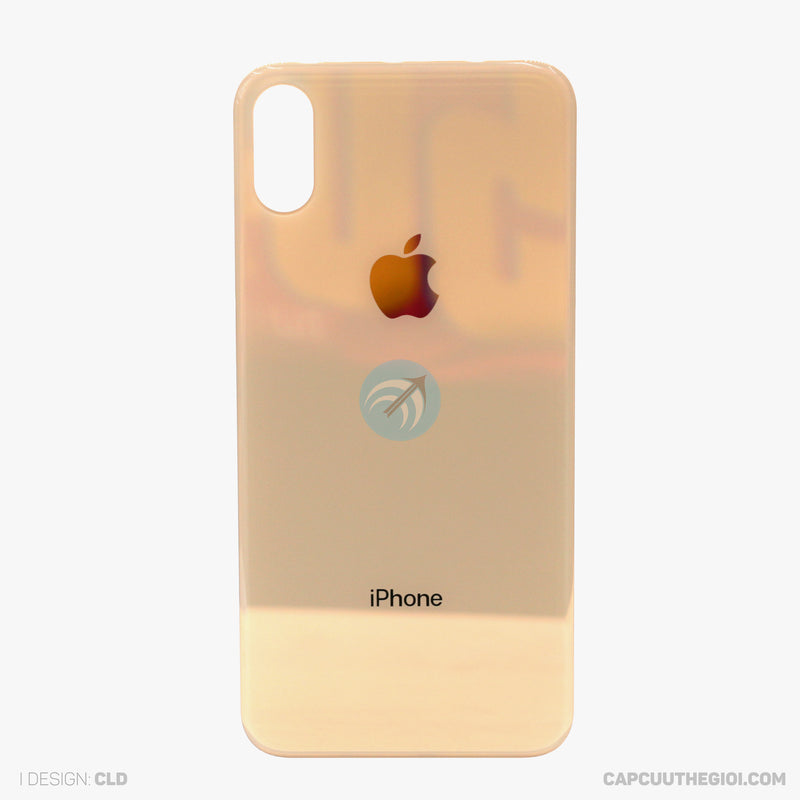 Nắp  lưng IPHONE XS màu  gold