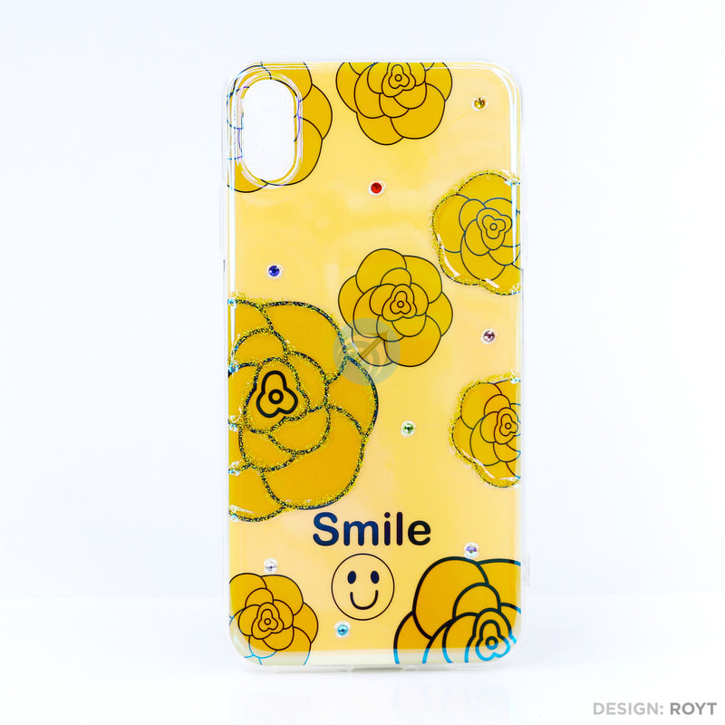 Ốp lưng IPHONE XS MAX hình viền dẻo gắn đá