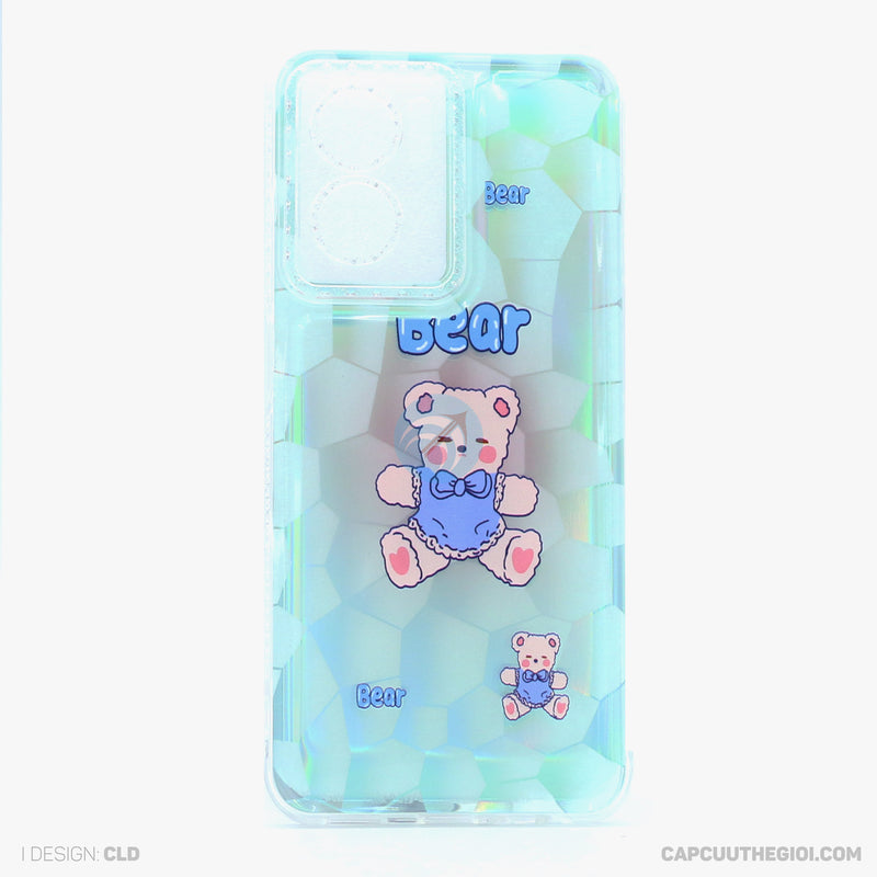 ỐP LƯNG OPPO A57 4G IN HÌNH CUTE PHẢN QUANG