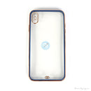 ỐP LƯNG ĐIỆN THOẠI IPHONE XS MAX LIKGUS DẺO TRONG VIỀN VÀNG