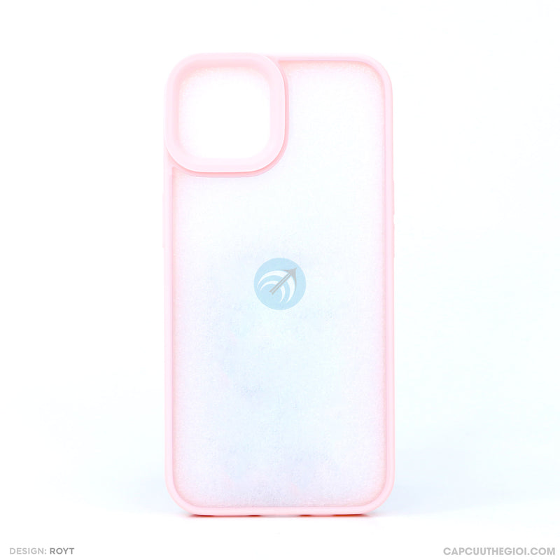 Ốp lưng IPHONE 13 6.1 lưng trong viền dẻo cam nổi BASEUS