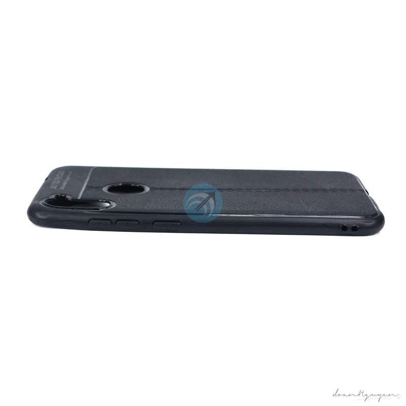 ỐP LƯNG DA ĐIỆN THOẠI SAMSUNG A11/ M11 AUTO DẺO ĐEN