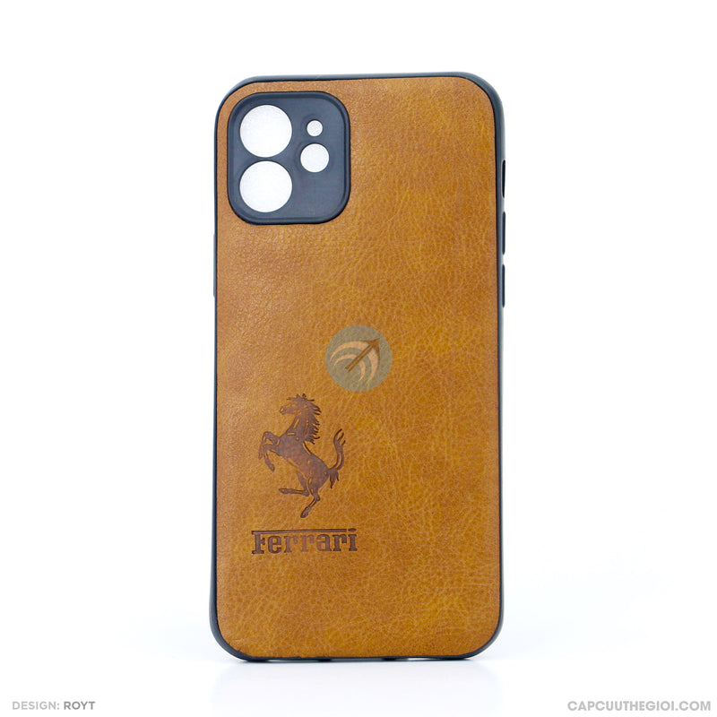 Ốp lưng IPHONE 12 6.1 da màu