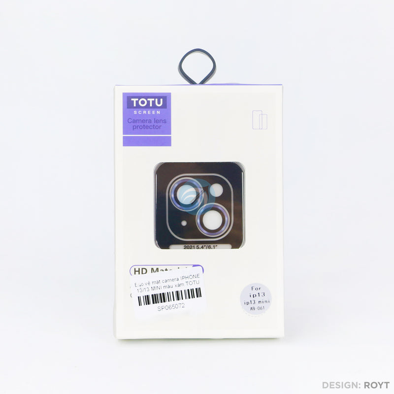 Bảo vệ mặt camera IPHONE 13/13 MINI màu xám TOTU