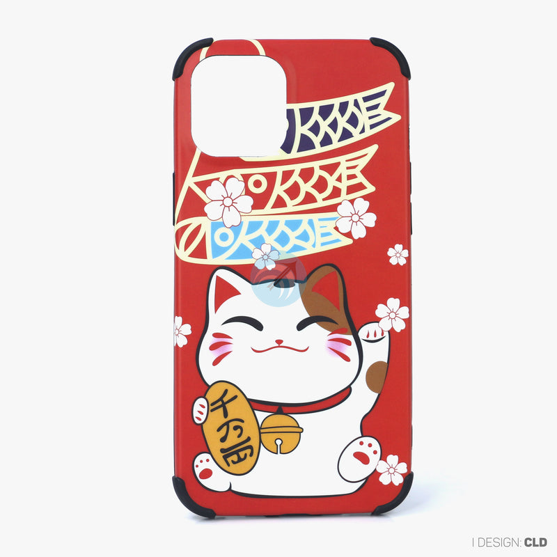 Ốp lưng IPHONE 12 PRO MAX hình mèo thần tài nhựa cứng