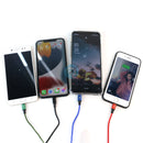 Cáp sạc 4 IN 1 usb A to 2 lightning + type C + micro BASEUS RAPID SERIES (CA1T4-A01) bh03t điều kiện còn đủ bao bì