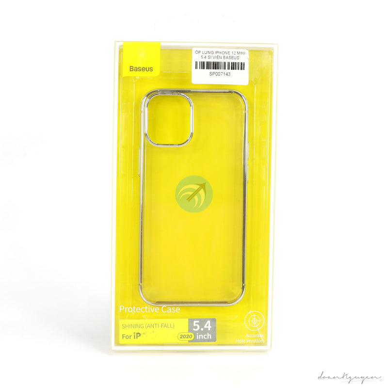ỐP LƯNG IPHONE 12 MINI 5.4 SI VIỀN BASEUS