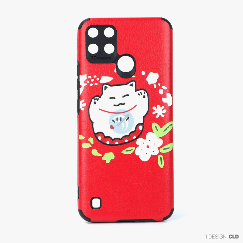 Ốp lưng REALME C21Y dẻo hình mèo thần tài