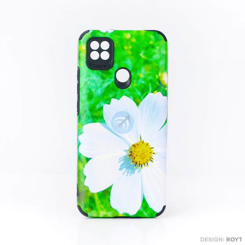 Ốp lưng XIAOMI REDMI 9C IMD da chống sốc hình hoa