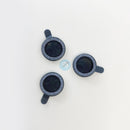 Dán bảo vệ CAMERA màu xanh kim tuyến IPHONE 12 PRO MAX KUZOOM DIAMOND 3 mắt