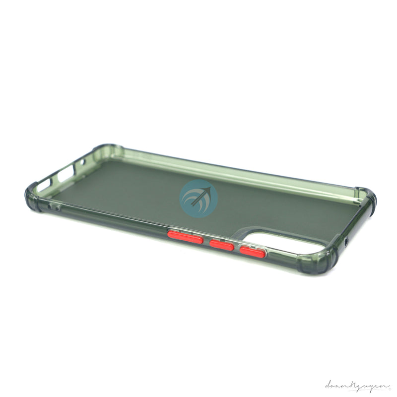 ỐP LƯNG SAMSUNG S20 ( CHỐNG SỐC - NÚT 2 MÀU)
