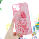 Ốp lưng IPHONE 13 6.1 lưng da hình mèo thần tài