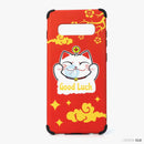 Ốp lưng SAMSUNG S10+ hình mèo thần tài nhựa cứng