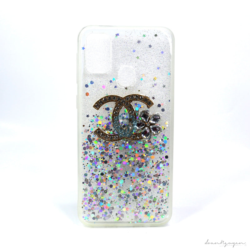 ỐP LƯNG SAMSUNG M21 ( KIM TUYẾN CHANEL)