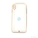 ỐP LƯNG ĐIỆN THOẠI IPHONE XS MAX LIKGUS DẺO TRONG VIỀN VÀNG