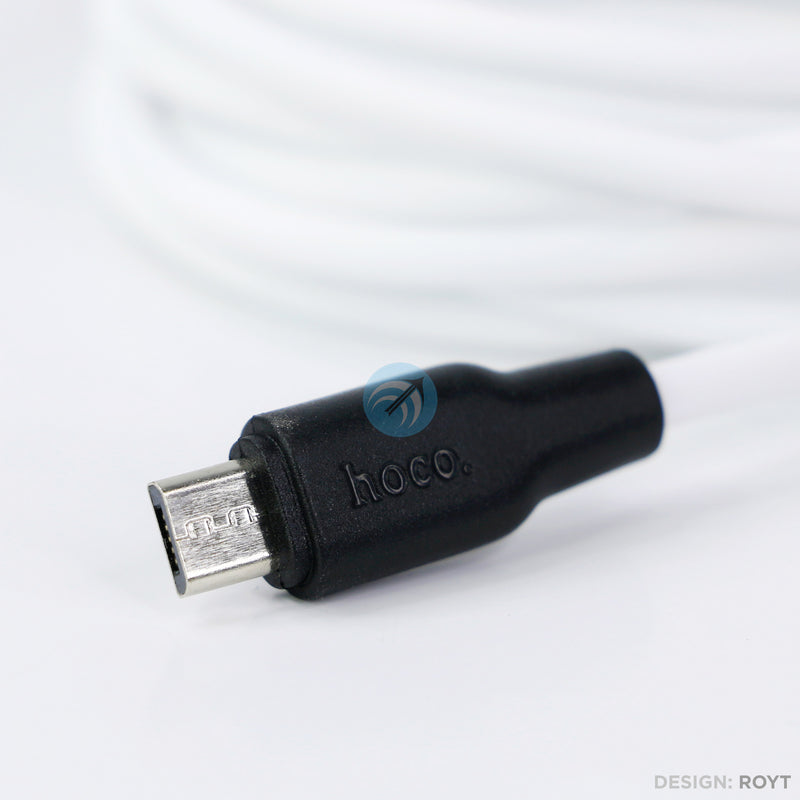 Cáp sạc usb A to micro 2.4A silicone 2 mét HOCO X21 PLUS