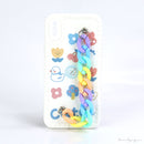 ỐP LƯNG ĐT IPHONE X/XS (VIỀN TIM LẮC TAY)