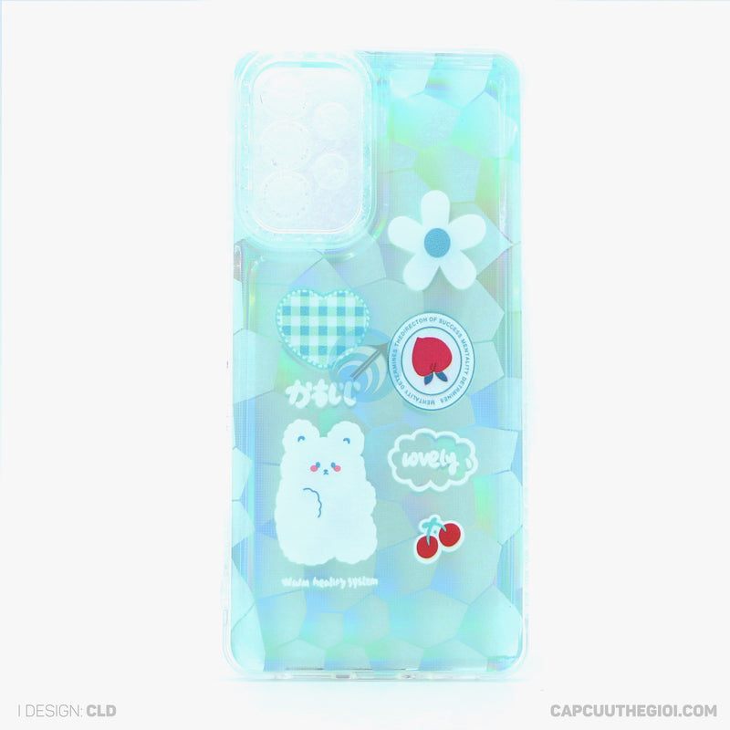 ỐP LƯNG OPPO A57 4G IN HÌNH CUTE PHẢN QUANG