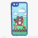 Ốp lưng OPPO F5 tpu vuông màu in hình cute bảo về camera