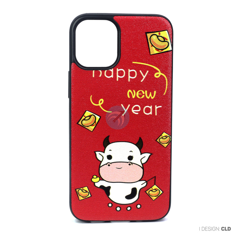 ỐP LƯNG IPHONE 12 MINI 5.4 ( TRÂU PHỐI TẾT DILIANA)