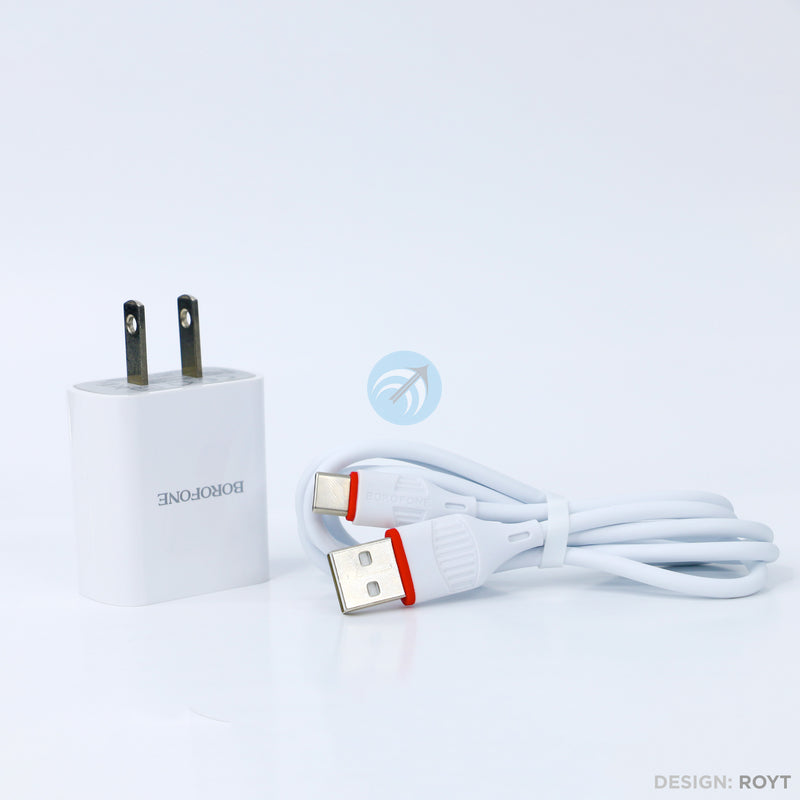Bộ sạc lightning BA20 2.1A 1 mét bh01t