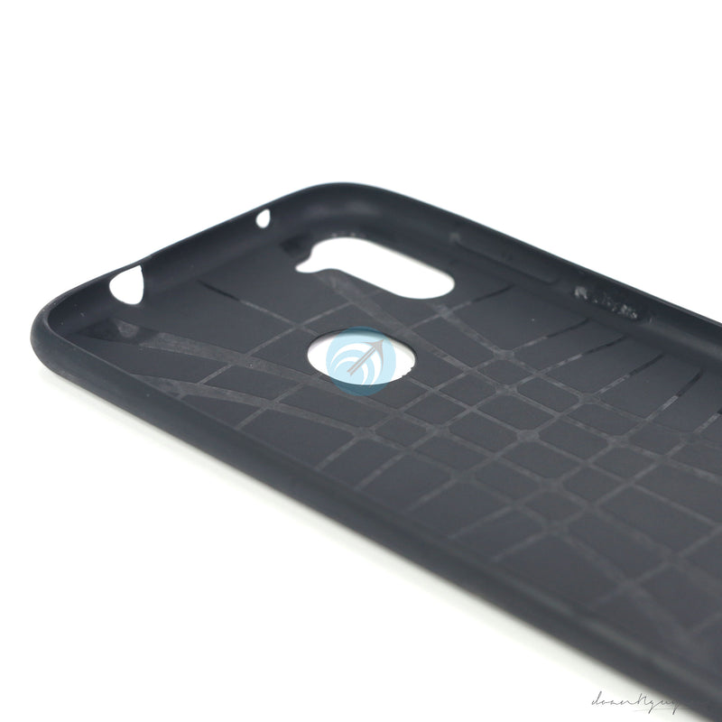 ỐP LƯNG DA ĐIỆN THOẠI SAMSUNG A6+ AUTO DẺO ĐEN