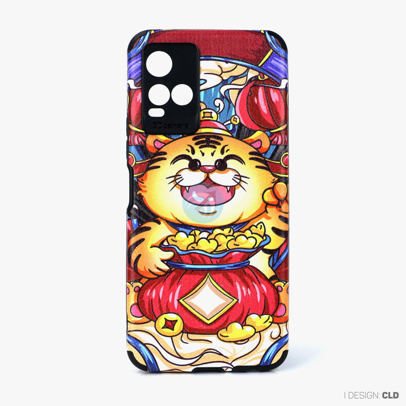 Ốp lưng VIVO Y21S dẻo hình mèo thần tài