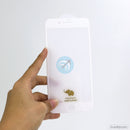 Cường lực IP 7+/8+ màu trắng (Con voi không hộp) WTP-018