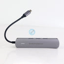CỔNG CHUYỂN HYPERDRIVE HDMI 4K 6 in 1 USB-C HUB (HD233B - GREY) BH12T