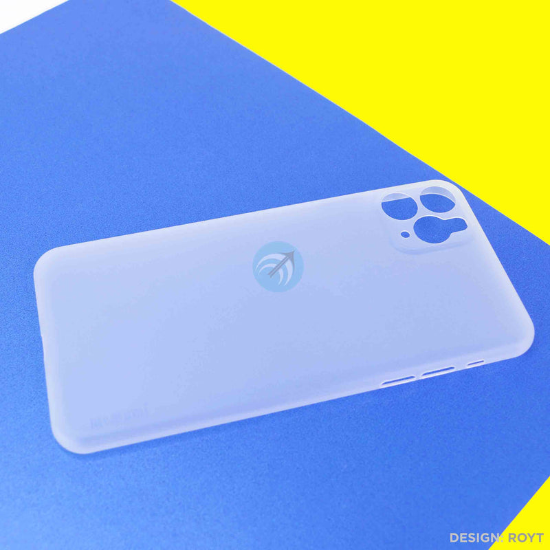 ỐP lưng IPHONE 11 PRO MAX MEMUMI mỏng 0.3 màu trắng