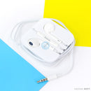 Tai nghe HOCO 3.5 màu trắng (M1 LOGO) bh01t