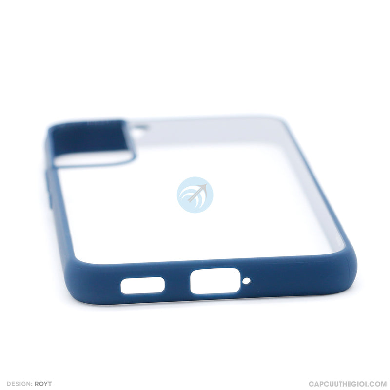 Ốp lưng SAMSUNG S22 lưng trong viền xanh LIKGUS