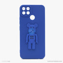 Ốp lưng REALME C25 hình gấu nổi có giá đỡ silicon màu