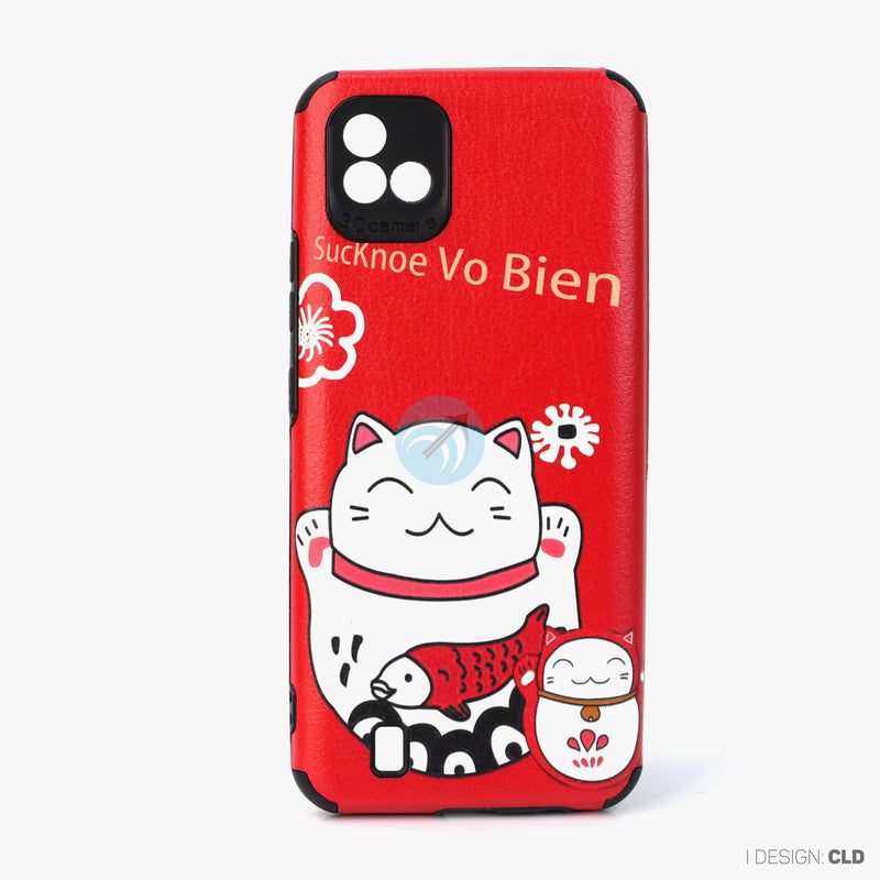 Ốp lưng REALME C20 dẻo hình mèo thần tài