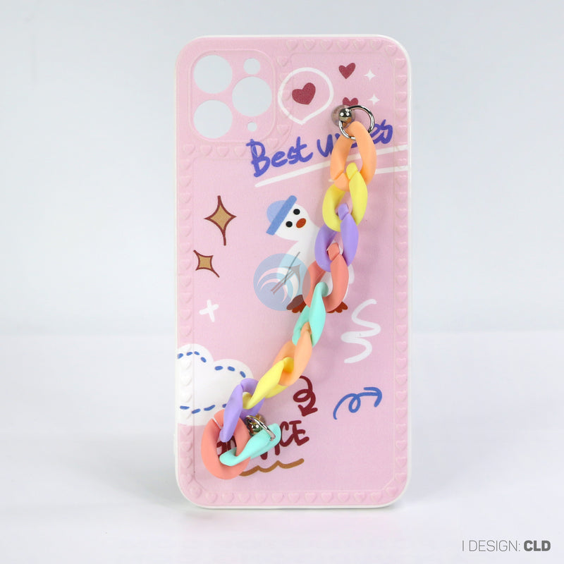 ỐP LƯNG ĐT IPHONE 11 PRO MAX (VIỀN TIM LẮC TAY)