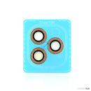 Dán bảo vệ CAMERA màu gold kim tuyến IPHONE 12 PRO MAX KUZOOM DIAMOND 3 mắt