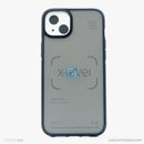 ỐP LƯNG IPHONE 14 MAX LƯNG NHÁM VIỀN MÀU ĐEN X-LEVEL