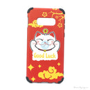 ỐP LƯNG SAMSUNG A91 (MÈO PHỐI TẾT)