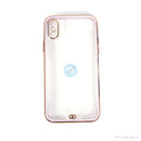 ỐP LƯNG ĐIỆN THOẠI IPHONE X/XS 5.8 LIKGUS DẺO TRONG VIỀN VÀNG