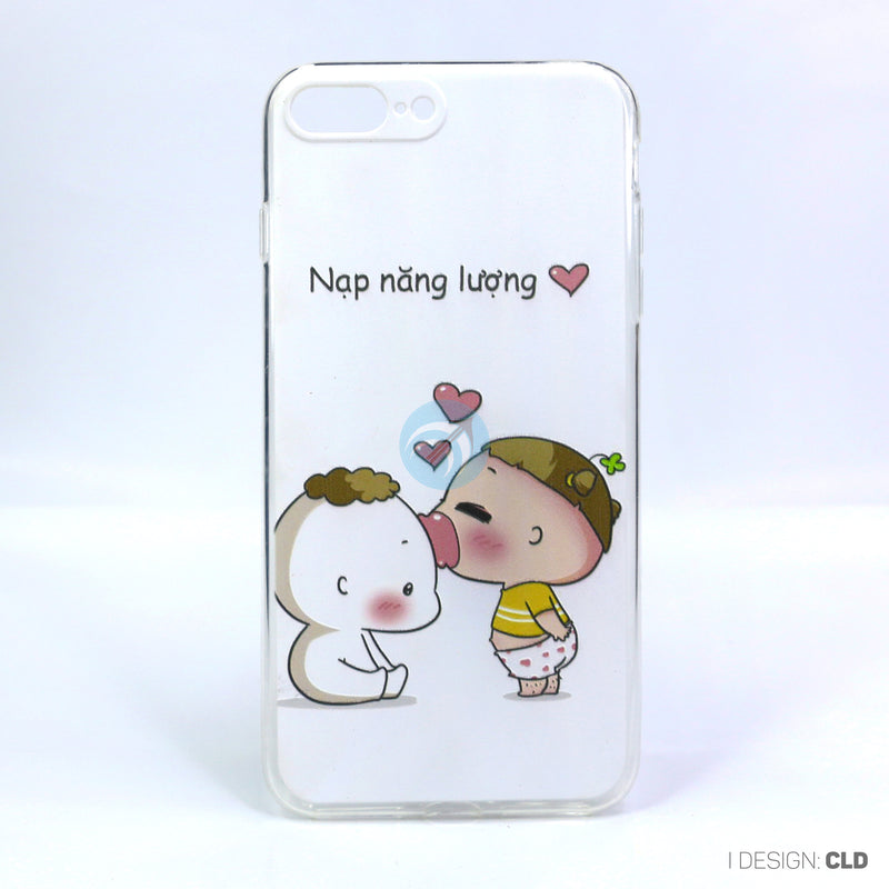 ỐP LƯNG IPHONE 7+/ 8+ ( DẺO TRONG IN HÌNH)