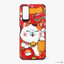 Ốp lưng VIVO Y12S dẻo hình mèo thần tài