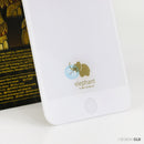 Cường lực IPHONE 7+/8+ màu trắng (Con voi có hộp)