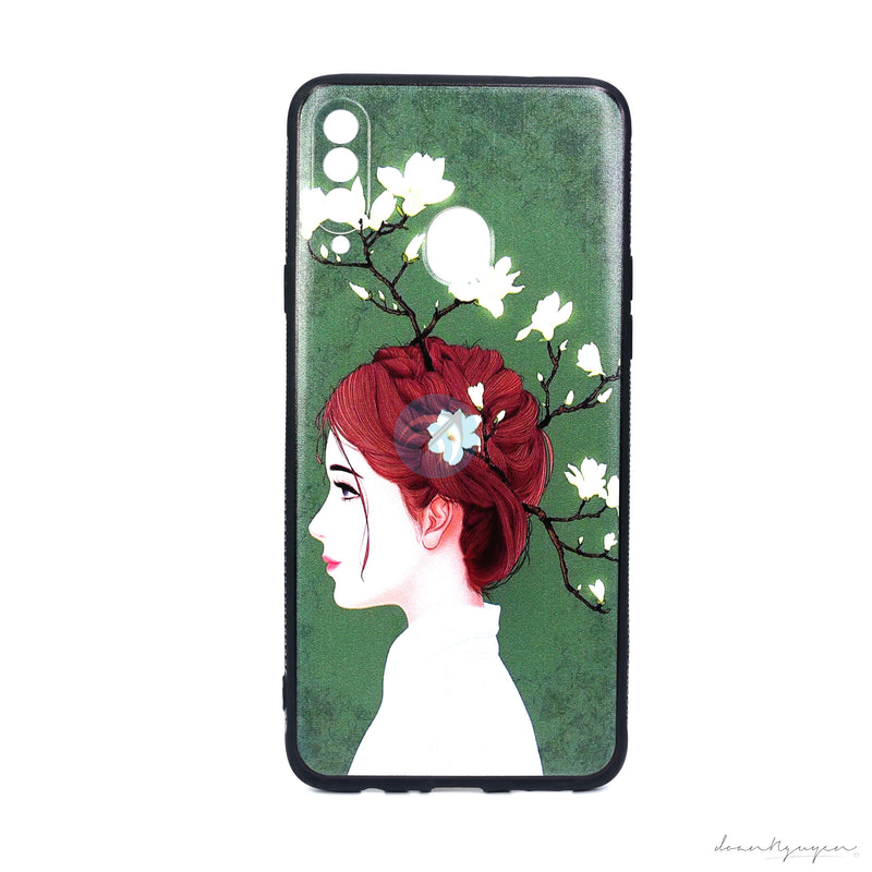 ỐP LƯNG SAMSUNG A20S (CÔ GÁI SÀNH ĐIỆU)
