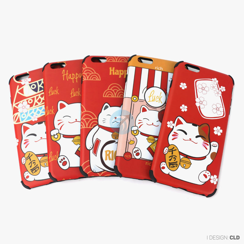 Ốp lưng IPHONE 6+/6S+ hình mèo thần tài nhựa cứng