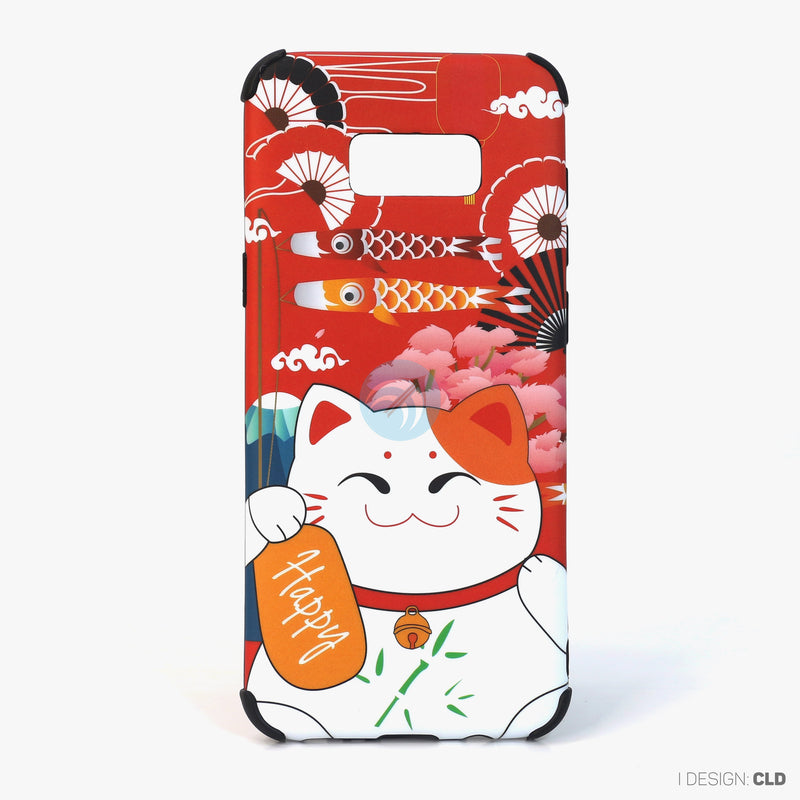 Ốp lưng SAMSUNG S8+ hình mèo thần tài nhựa cứng