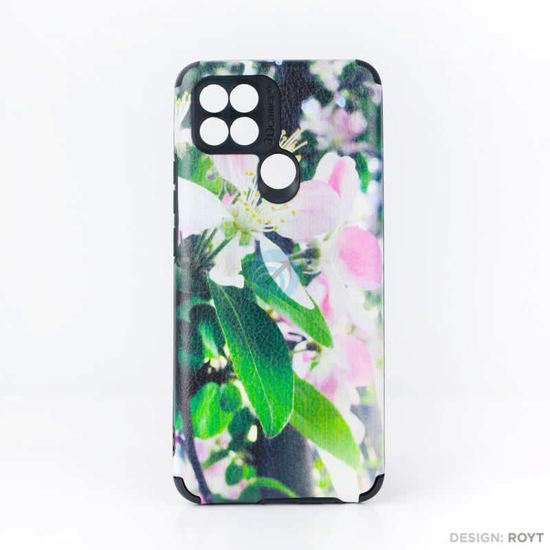 Ốp lưng OPPO A15 IMD da chống sốc hình hoa