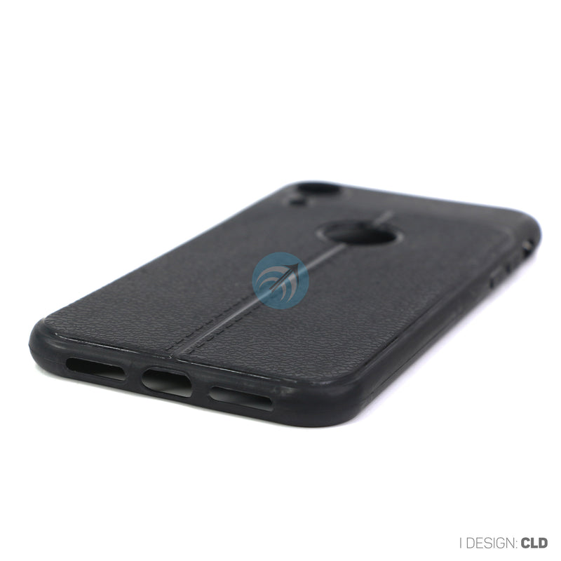 ỐP LƯNG DA ĐIỆN THOẠI IPHONE 11/ XR AUTO DẺO ĐEN