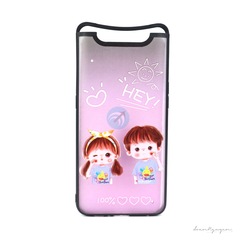 ỐP LƯNG ĐT SAMSUNG A80 (HÌNH CUTE)